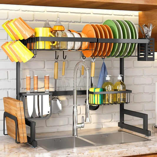 Over The Sink Dish Drying Rack,